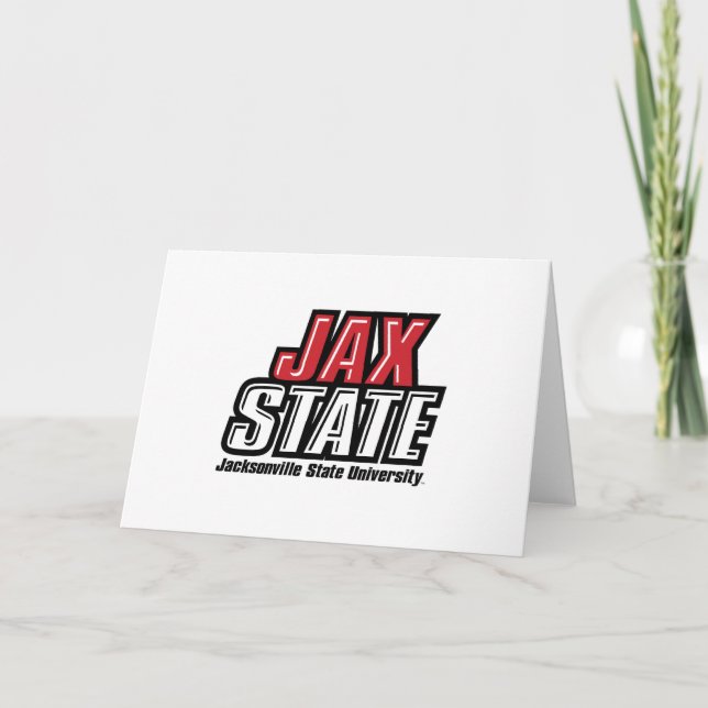 Carte Logo JAX STATE de Jacksonville State University (Devant)