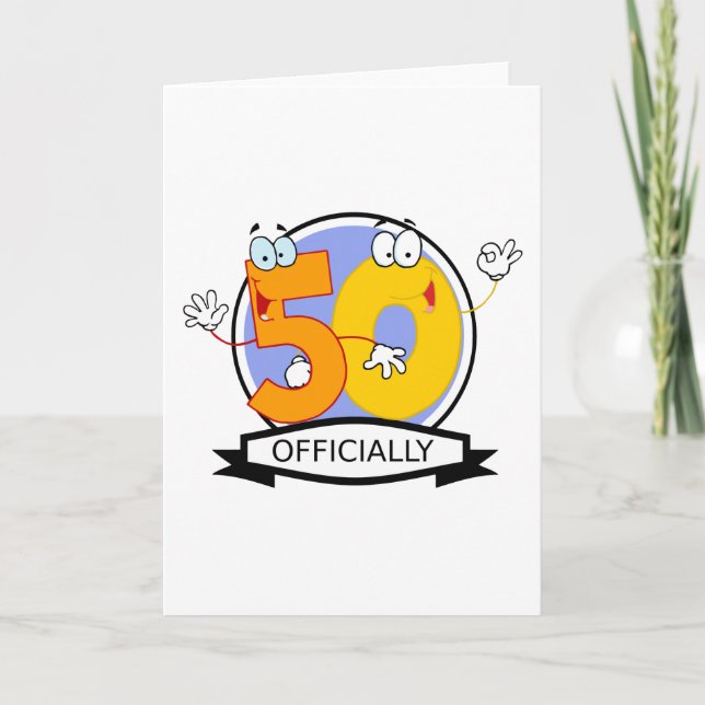 Carte Logo officiel 50 Anniversaire (Devant)