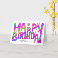 Logo Purple Green Fun Crayon manuscrit Anniversair