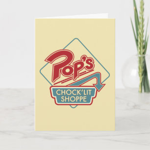 Carte Logo rouge de la boutique Pop's Chock'Lit
