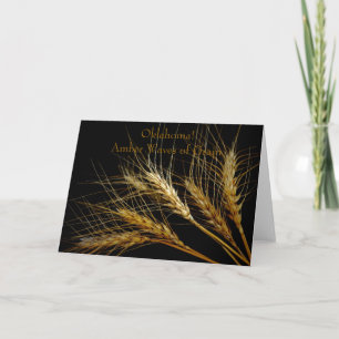 Carte L'Oklahoma ! Vagues ambres de grain