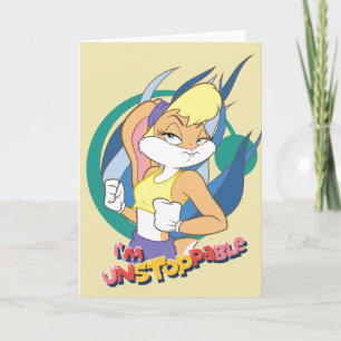 Carte Lola Bunny "Je ne peux pas arrêter"