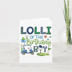 Carte Lolli De L'Anniversaire Garçon Trou Dans Un Sport 