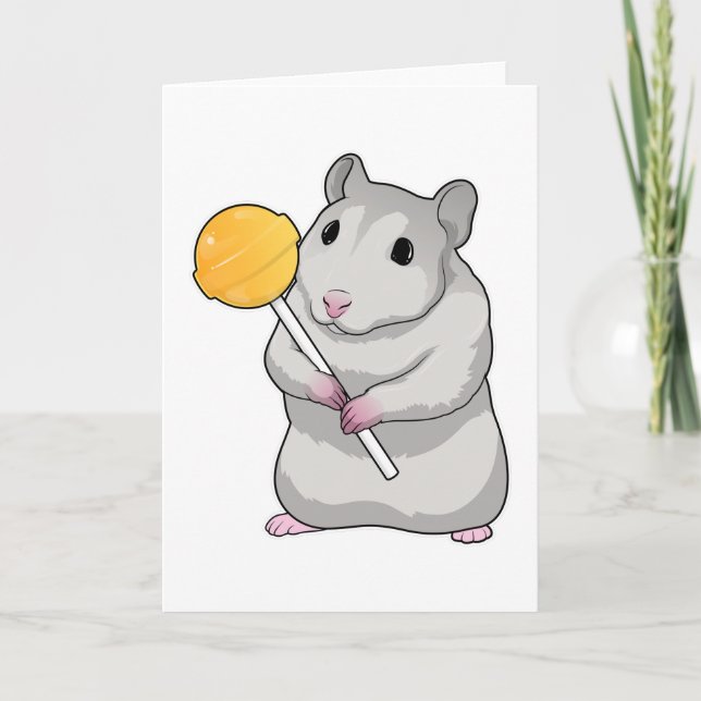Carte Lollipop de hamster (Devant)