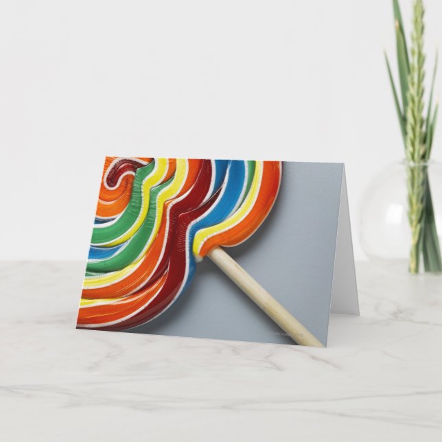 Carte Lollipop multicolore (Devant)