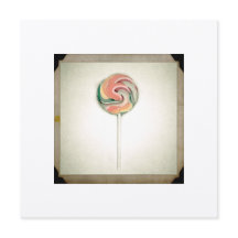 CARTE LOLLIPOP PHOTO vintage