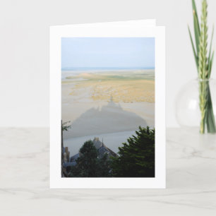 Carte L'OMBRE DE LA MONT ST MICHEL Card