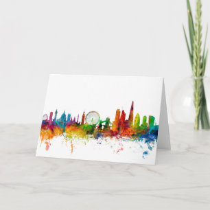 Carte Londres Angleterre Skyline