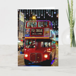 Carte Londres iconique - Noël 