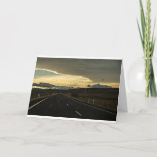 Carte Long Road Home - voiture sur l'autoroute