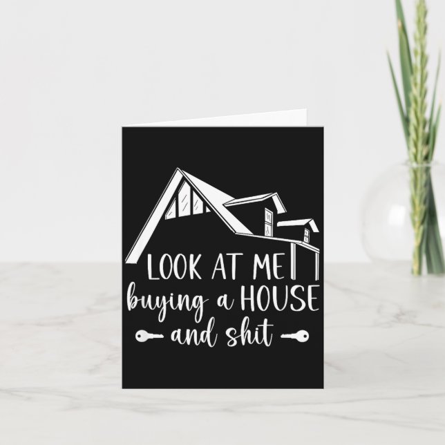 Carte Look At Me Buying A House, First-time Home Owner  (Devant)