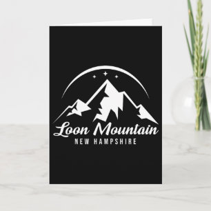 Carte Loon Mountain New Hampshire Station de ski Ski Sno
