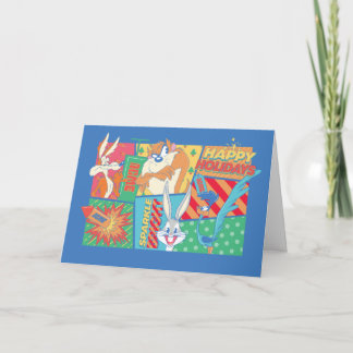 Carte LOONEY TUNES™ | Motif Joyeuses Fêtes