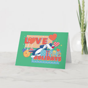 Carte LOONEY TUNES™   SYLVESTER™ & TWEETY™Amour des Fête