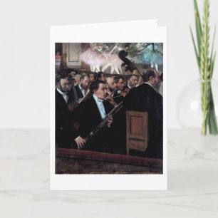 Carte L'Orchestre à l'Opéra, Edgar Degas