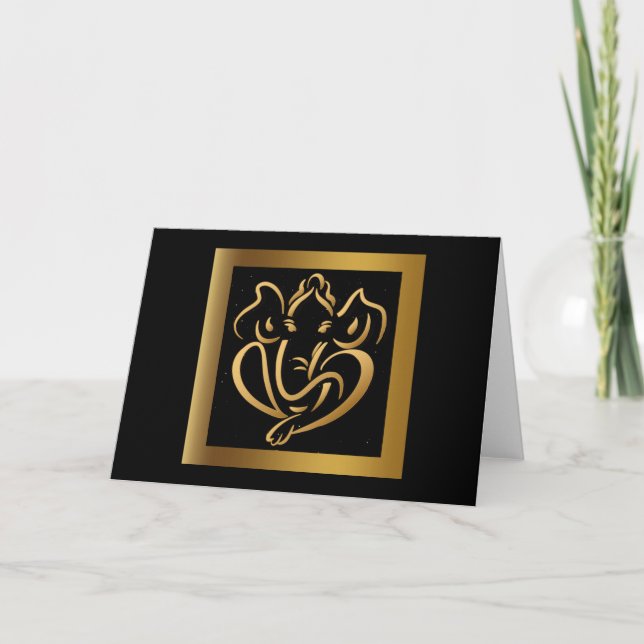Carte Lord Ganesha - Ganesh - Ganesh Chaturthi (Devant)