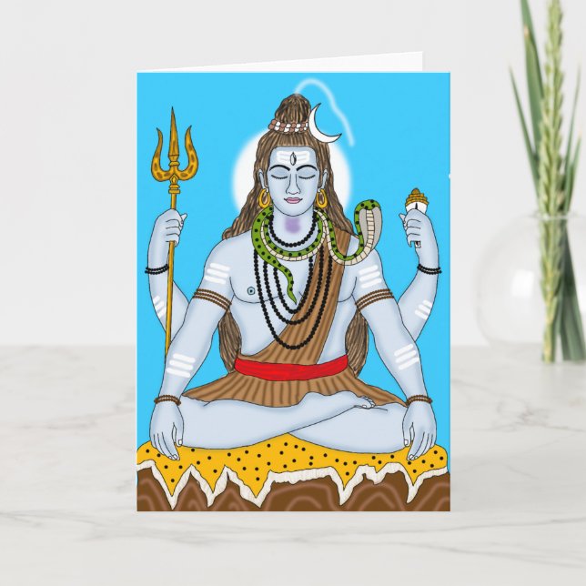 Carte Lord Shiva Greeting Card (Devant)