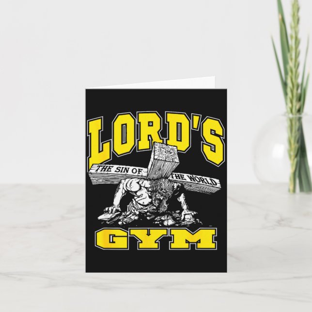 Carte Lords Gym - Le Péché du Monde Jésus  (Devant)