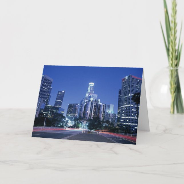 Carte Los Angeles du centre (Devant)