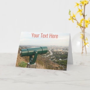 Carte Los Angeles personnalisable depuis Mulholland Driv