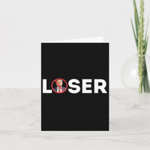 Carte Loser Funny Anti-Trump 2024 Loser Pas encore Kamal