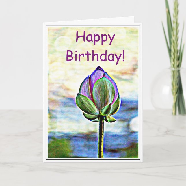 Carte Lotus Bloom (Devant)