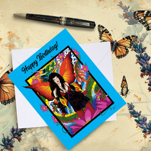 Carte Lotus Fairy Chinese Water Dragon