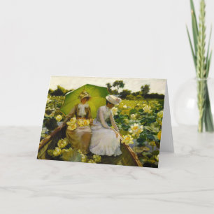 Carte Lotus Lilies   Charles Courtney Curran