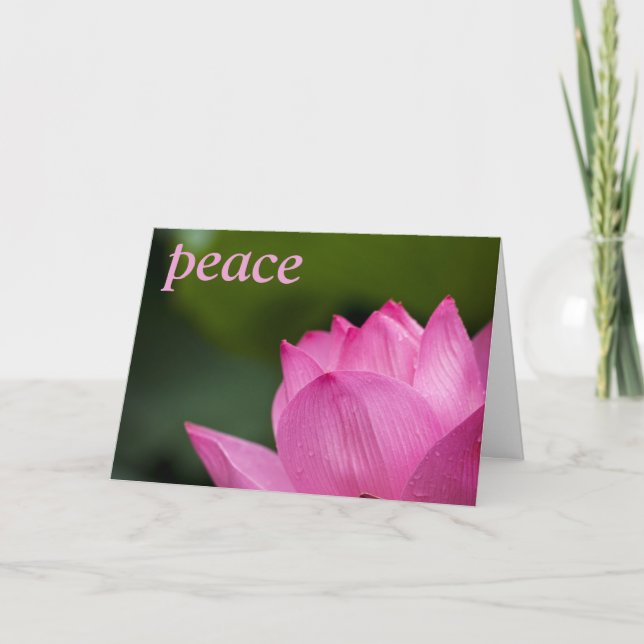 Carte Lotus Sympathy (Devant)