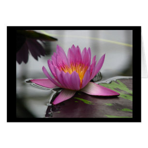 Carte Lotus vierge (verticale)