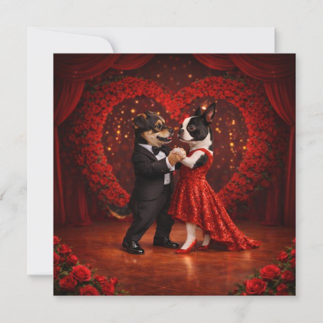 Carte Louie & Luna Vous Souhaitent un Joyeux Saint-Valen (Devant)