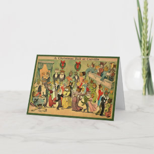 Carte Louis Wain - Chirstmas du bal de Catville