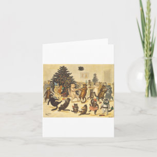 Carte Louis Wain Christmas Party