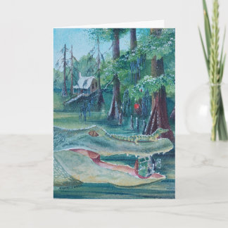 Carte Louisiana Christmas card