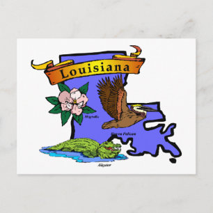 Carte Louisiane