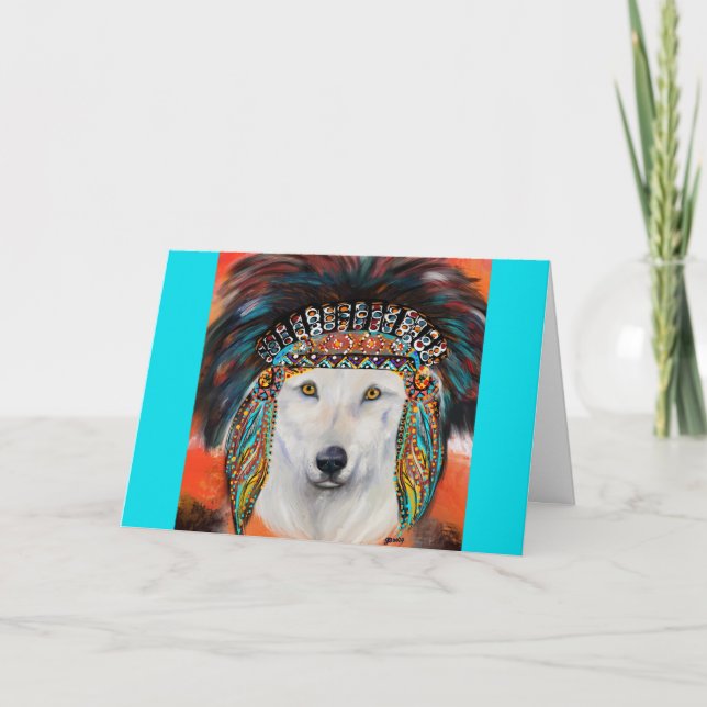 Carte Loup Blanc (Devant)