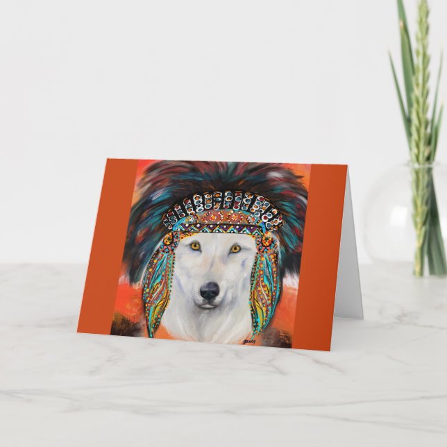 Carte Loup Blanc (Devant)