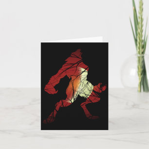 Carte Loup-garou Lune Loup-garou Silhouette Halloween C
