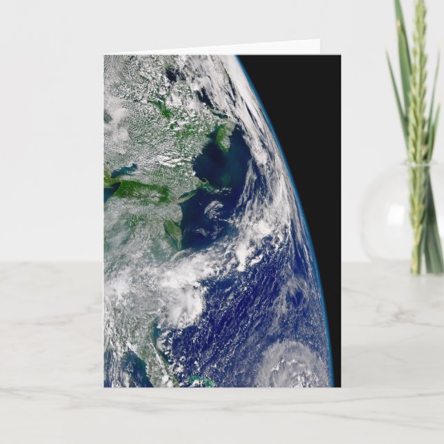 Carte L'Ouragan Frances Sur Une Terre Partielle. (Devant)