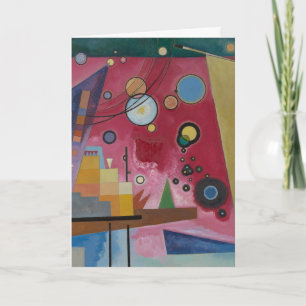 Carte Lourde Rouge par Wassily Kandinsky