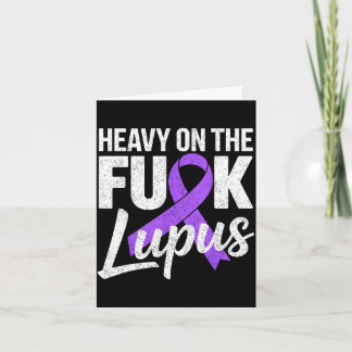 Carte Lourdement sur la sensibilisation au lupus combatt