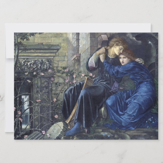 Carte Love Among the Ruins (par Edward Burne-Jones) (Devant)