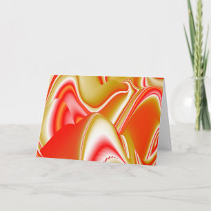 Carte Love and Gold Abstrait 3D Rainbowart