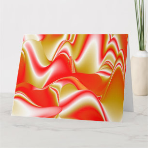 Carte Love and Gold Abstrait 3D Rainbowart