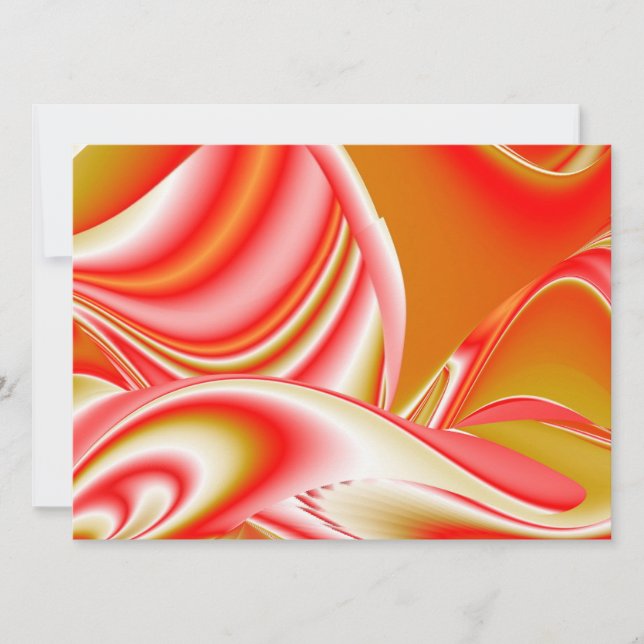 Carte Love and Gold Abstrait 3D Rainbowart (Devant)
