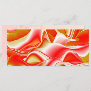 Carte Love and Gold Abstrait 3D Rainbowart