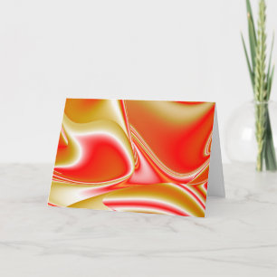 Carte Love and Gold Abstrait 3D Rainbowart