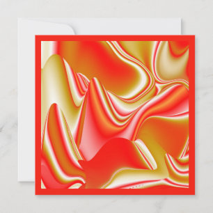 Carte Love and Gold Abstrait 3D Rainbowart