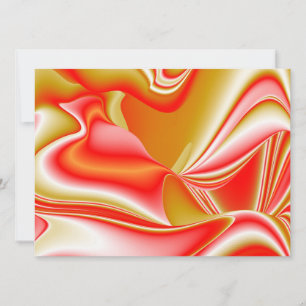 Carte Love and Gold Abstrait 3D Rainbowart