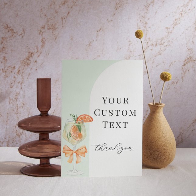 Carte Love At First Spritz Custom Bridal Shower Sign (Créateur téléchargé)